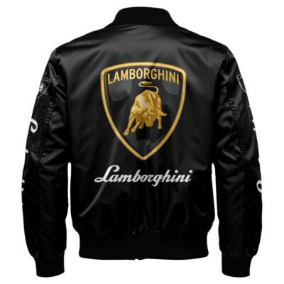 Lamborghini Bomber Jacket For Car-Racing Fans LBB1197 2 Lamborghini Bomber Jacket For Car Racing Fans LBB1197 2