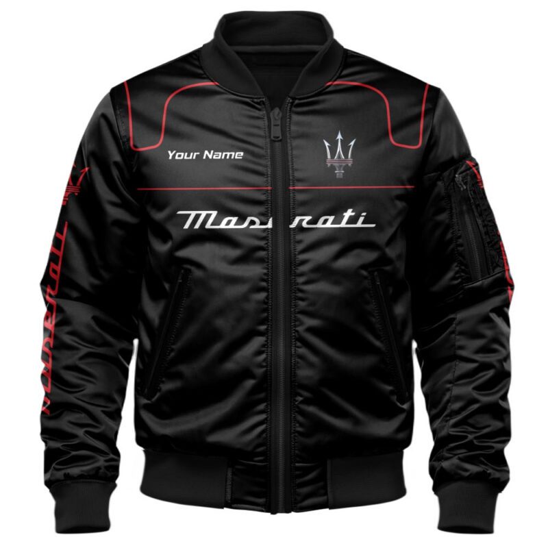 Maserati Bomber Jacket For Car Racing Fans LBB1112 1