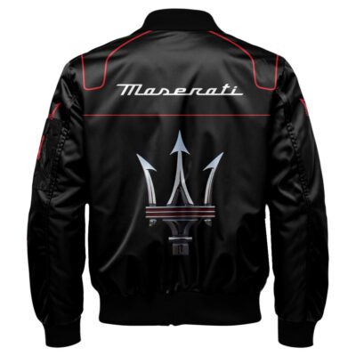 Maserati Bomber Jacket For Car-Racing Fans LBB1112 2 Maserati Bomber Jacket For Car Racing Fans LBB1112 2
