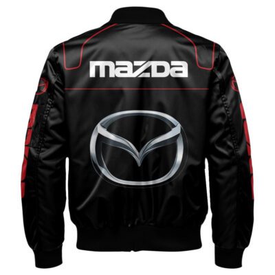 Mazda Bomber Jacket For Car-Racing Fans LBB1114 2 Mazda Bomber Jacket For Car Racing Fans LBB1114 2