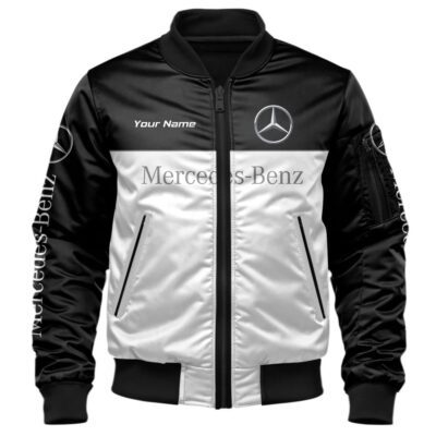 Mercedes-Benz Bomber Jacket For Car-Racing Fans LBB1000 1 Mercedes Benz Bomber Jacket For Car Racing Fans LBB1000 1