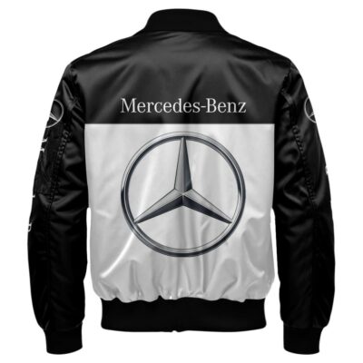 Mercedes-Benz Bomber Jacket For Car-Racing Fans LBB1000 2 Mercedes Benz Bomber Jacket For Car Racing Fans LBB1000 2