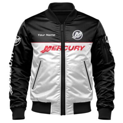 Mercury Marine Bomber Jacket For Car-Racing Fans LBB1035 1 Mercury Marine Bomber Jacket For Car Racing Fans LBB1035 1