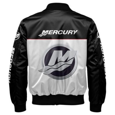 Mercury Marine Bomber Jacket For Car-Racing Fans LBB1035 2 Mercury Marine Bomber Jacket For Car Racing Fans LBB1035 2