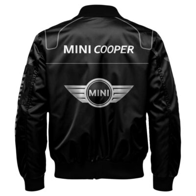 Mini Cooper Bomber Jacket For Car-Racing Fans LBB1102 2 Mini Cooper Bomber Jacket For Car Racing Fans LBB1102 2