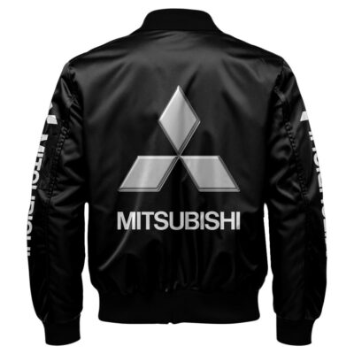 Mitsubishi Bomber Jacket For Car-Racing Fans LBB1241 2 Mitsubishi Bomber Jacket For Car Racing Fans LBB1241 2