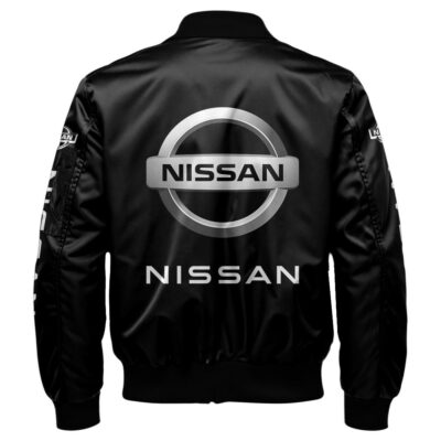 Nissan Bomber Jacket For Car-Racing Fans LBB1180 2 Nissan Bomber Jacket For Car Racing Fans LBB1180 2