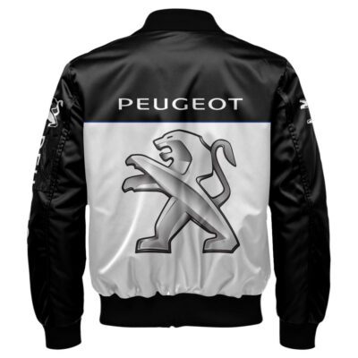 Peugeot Bomber Jacket For Car-Racing Fans LBB1017 2 Peugeot Bomber Jacket For Car Racing Fans LBB1017 2