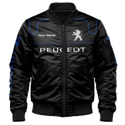 Peugeot Bomber Jacket For Car-Racing Fans LBB1099 1 Peugeot Bomber Jacket For Car Racing Fans LBB1099 1