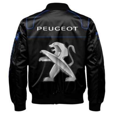 Peugeot Bomber Jacket For Car-Racing Fans LBB1099 2 Peugeot Bomber Jacket For Car Racing Fans LBB1099 2