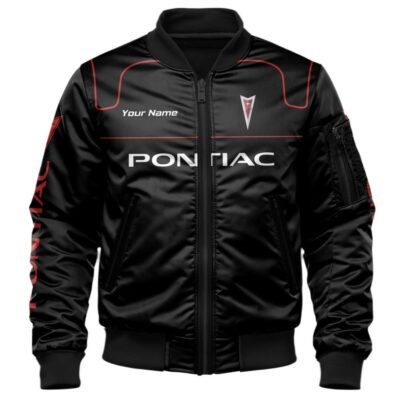 Pontiac Bomber Jacket For Car-Racing Fans LBB1149 1 Pontiac Bomber Jacket For Car Racing Fans LBB1149 1