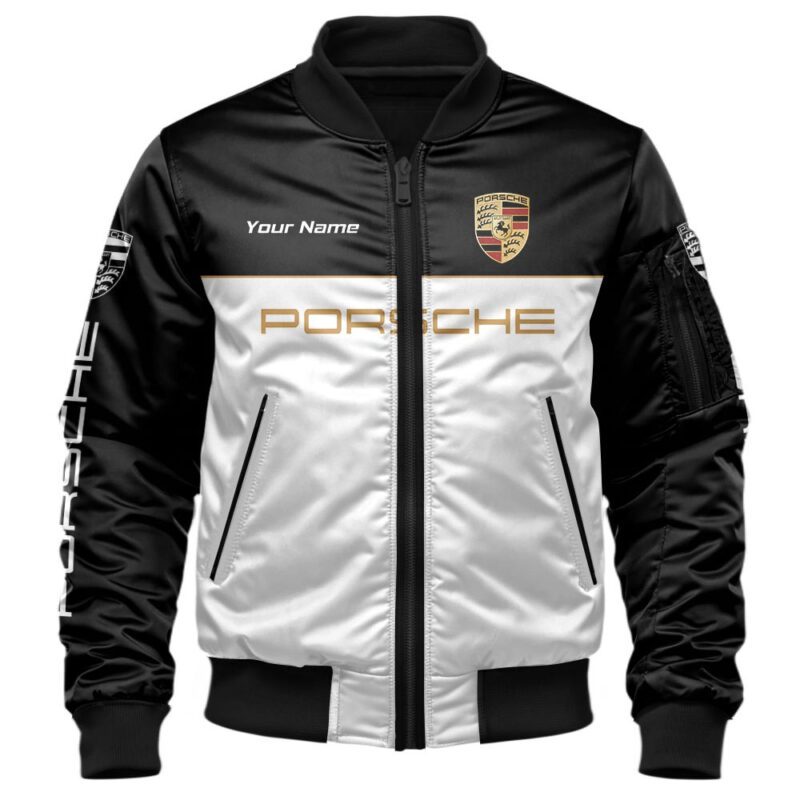 Porsche Bomber Jacket For Car Racing Fans LBB1001 1