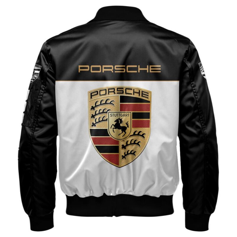 Porsche Bomber Jacket For Car Racing Fans LBB1001 2