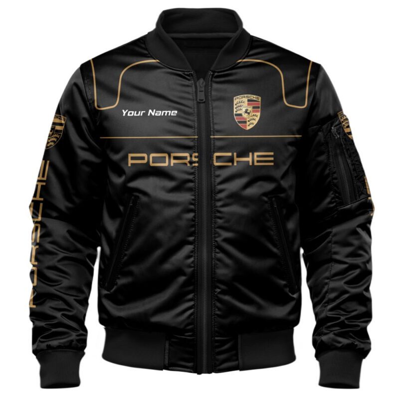 Porsche Bomber Jacket For Car Racing Fans LBB1085 1