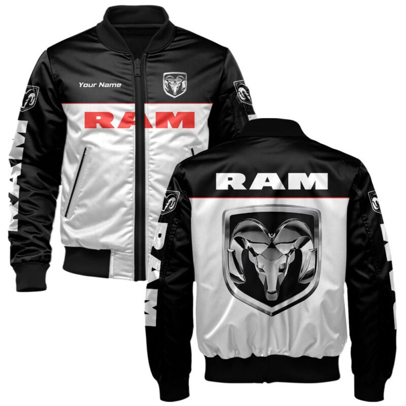 Ram Truck Bomber Jacket For Car-Racing Fans LBB1025