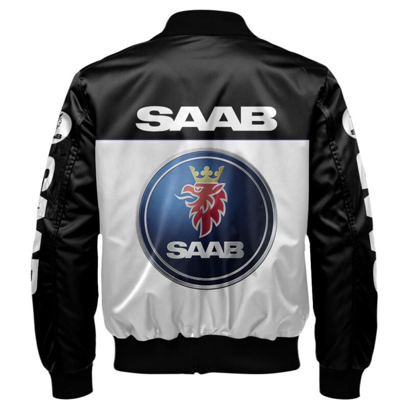 Saab Bomber Jacket For Car Racing Fans LBB1071 2
