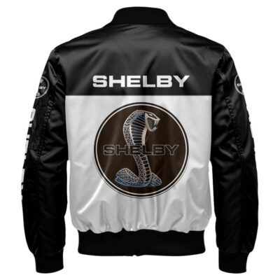Shelby Bomber Jacket For Car-Racing Fans LBB1029 2 Shelby Bomber Jacket For Car Racing Fans LBB1029 2