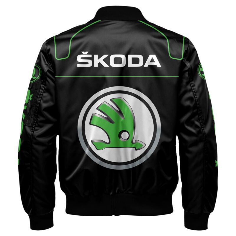 Skoda Bomber Jacket For Car Racing Fans LBB1135 2