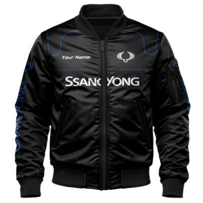 SsangYong Motor Bomber Jacket For Car-Racing Fans LBB1165 1 SsangYong Motor Bomber Jacket For Car Racing Fans LBB1165 1