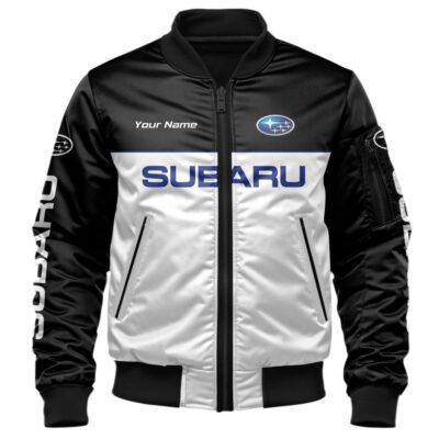 Subaru Bomber Jacket For Car-Racing Fans LBB1023 1 Subaru Bomber Jacket For Car Racing Fans LBB1023 1