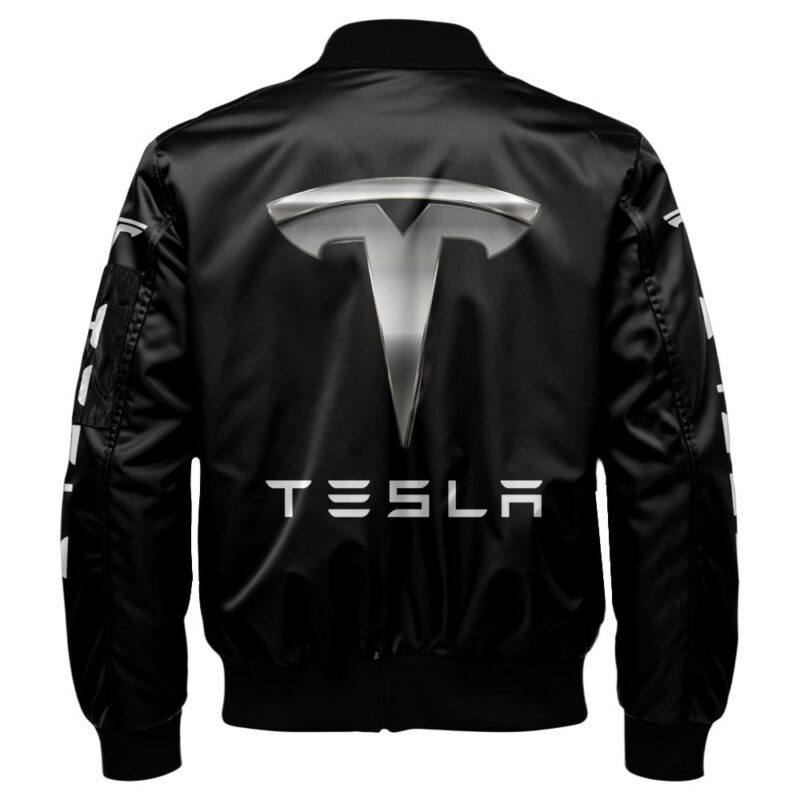 Tesla Bomber Jacket For Car Racing Fans LBB1236 2