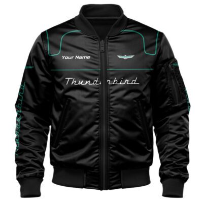 Thunderbird Bomber Jacket For Car Racing Fans LBB1141 1