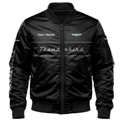 Thunderbird Bomber Jacket For Car-Racing Fans LBB1207 1 Thunderbird Bomber Jacket For Car Racing Fans LBB1207 1