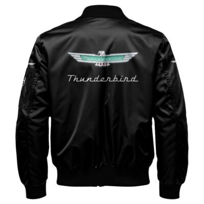 Thunderbird Bomber Jacket For Car-Racing Fans LBB1207 2 Thunderbird Bomber Jacket For Car Racing Fans LBB1207 2