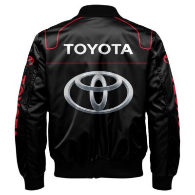 Toyota Bomber Jacket For Car-Racing Fans LBB1131 2 Toyota Bomber Jacket For Car Racing Fans LBB1131 2