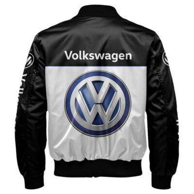 Volkswagen Bomber Jacket For Car-Racing Fans LBB1007 2 Volkswagen Bomber Jacket For Car Racing Fans LBB1007 2