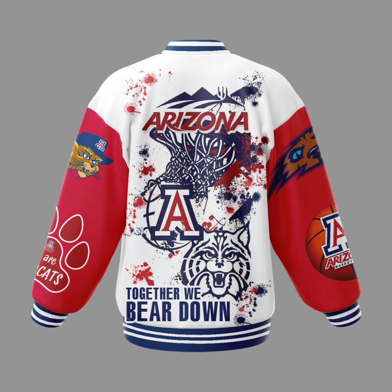 Arizona Wildcats NCAA Baseball Jacket For Fan CFB2179 2