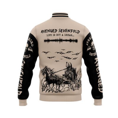 Avenged Sevenfold Baseball Jacket For Fan CFB1108 2 Avenged Sevenfold Baseball Jacket For Fan CFB1108 2