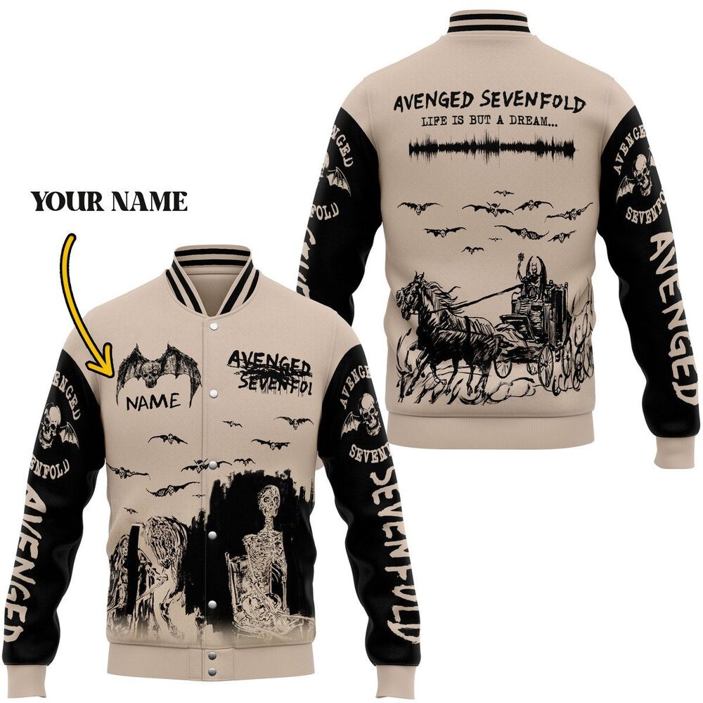 Avenged-Sevenfold-Baseball-Jacket-For-Fan-CFB1108 Avenged Sevenfold Baseball Jacket For Fan CFB1108