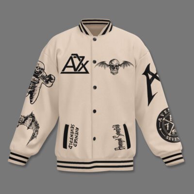 Avenged Sevenfold Baseball Jacket For Fan CFB2166 1 Avenged Sevenfold Baseball Jacket For Fan CFB2166 1