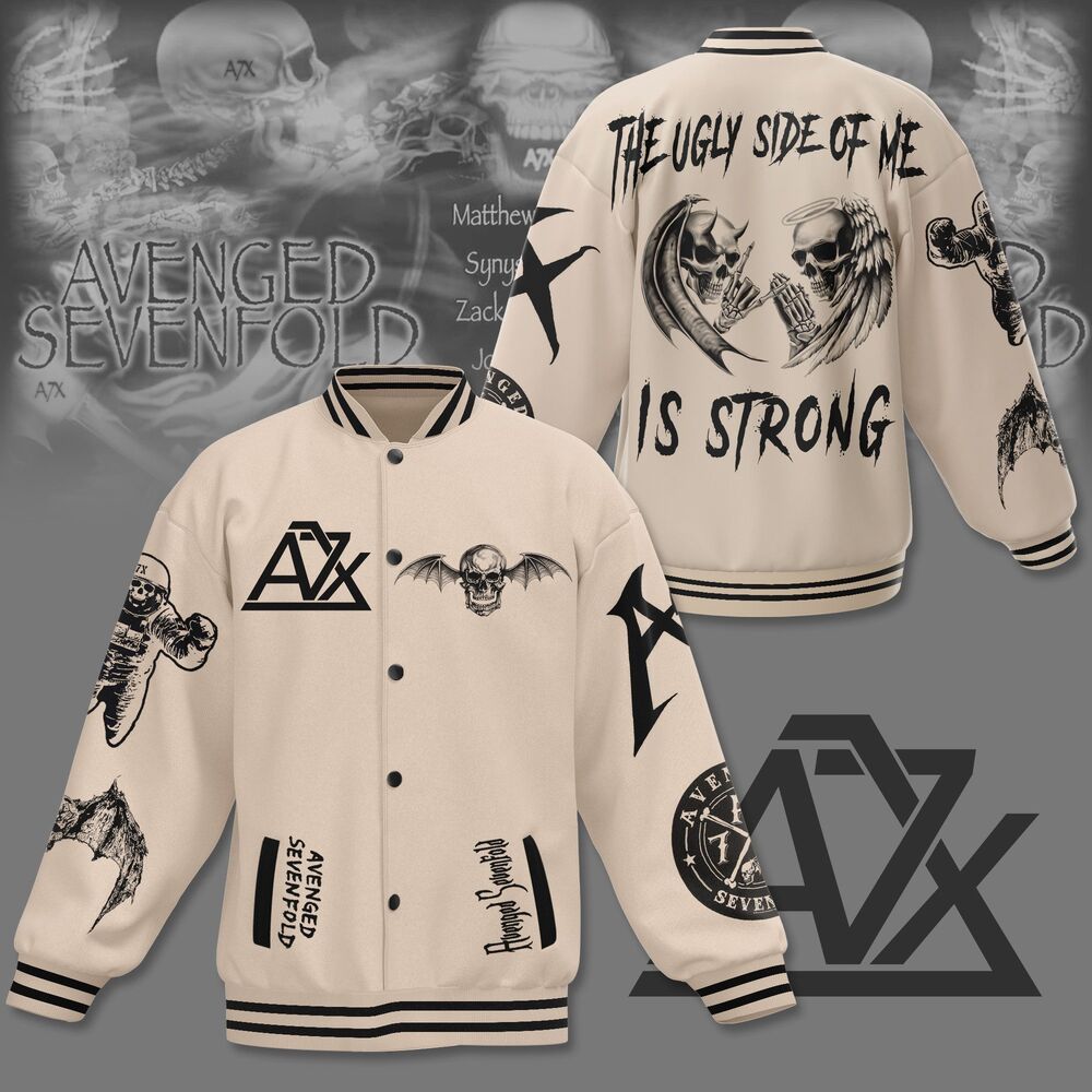 Avenged-Sevenfold-Baseball-Jacket-For-Fan-CFB2166 Avenged Sevenfold Baseball Jacket For Fan CFB2166