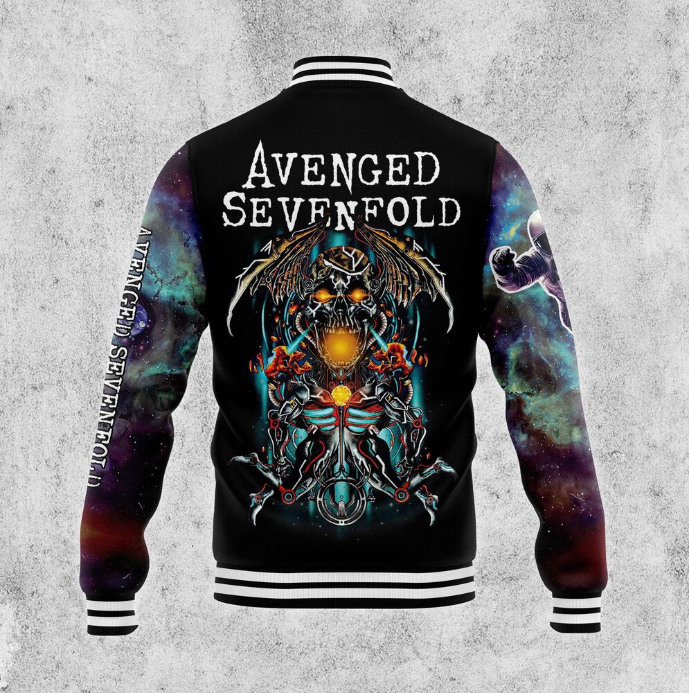 Avenged-Sevenfold-Baseball-Jacket-For-Fan-CFB2172-3 Avenged Sevenfold Baseball Jacket For Fan CFB2172 3