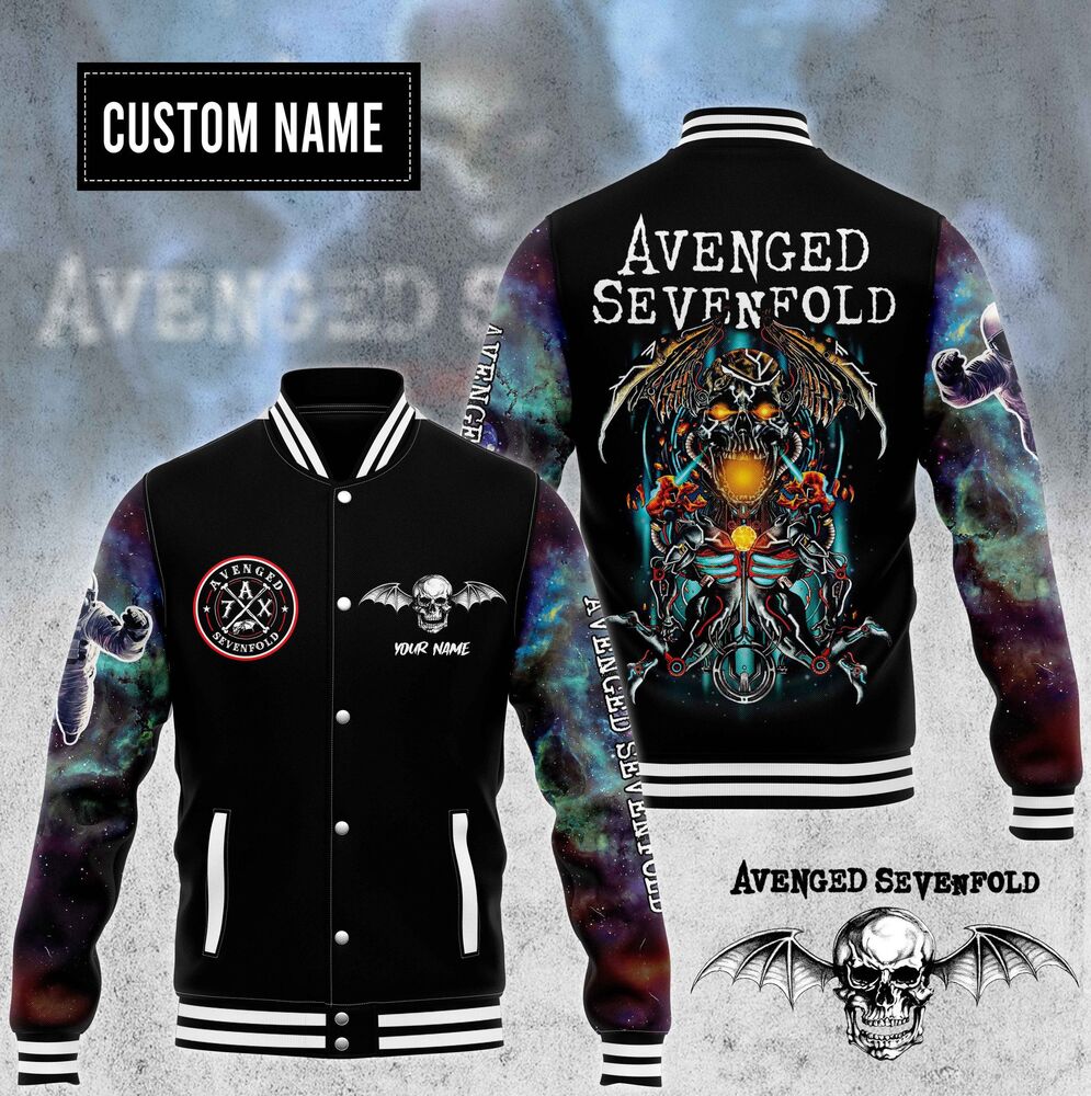 Avenged-Sevenfold-Baseball-Jacket-For-Fan-CFB2172 Avenged Sevenfold Baseball Jacket For Fan CFB2172