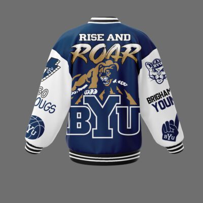 BYU Cougars NCAA Baseball Jacket For Fan CFB2099 2 BYU Cougars NCAA Baseball Jacket For Fan CFB2099 2