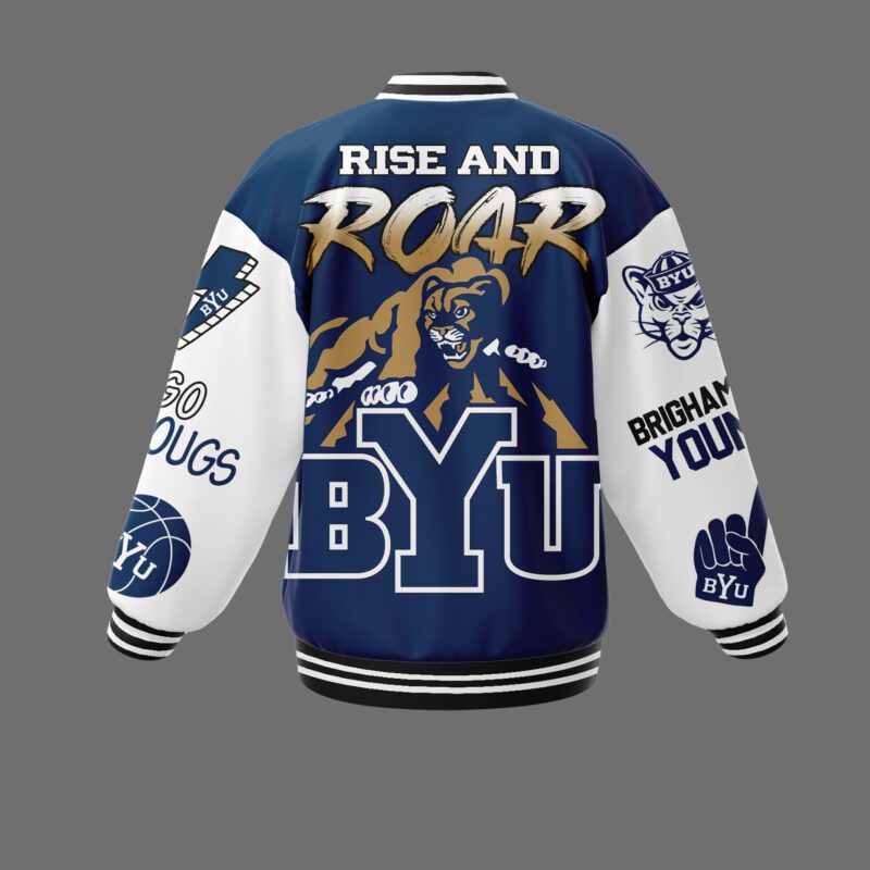 BYU Cougars NCAA Baseball Jacket For Fan CFB2099 2