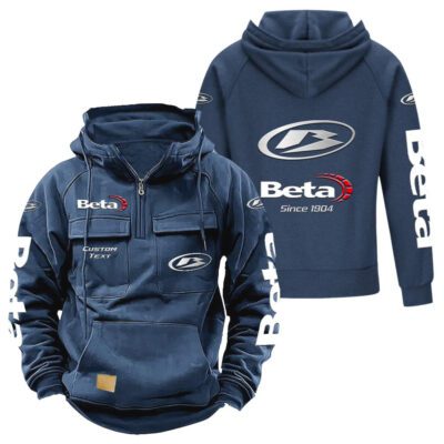 Beta motorcycles Vintage Quarter Zip Hoodie Retro Hoodie LQZ1333 2 Beta motorcycles Vintage Quarter Zip Hoodie Retro Hoodie LQZ1333 2