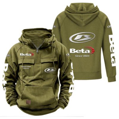 Beta motorcycles Vintage Quarter Zip Hoodie Retro Hoodie LQZ1333 3 Beta motorcycles Vintage Quarter Zip Hoodie Retro Hoodie LQZ1333 3
