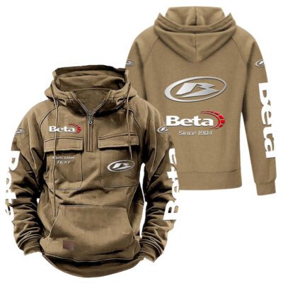 Beta motorcycles Vintage Quarter Zip Hoodie Retro Hoodie LQZ1333 4 Beta motorcycles Vintage Quarter Zip Hoodie Retro Hoodie LQZ1333 4