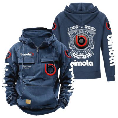 Bimota Vintage Quarter Zip Hoodie Retro Hoodie LQZ1201 2 Bimota Vintage Quarter Zip Hoodie Retro Hoodie LQZ1201 2
