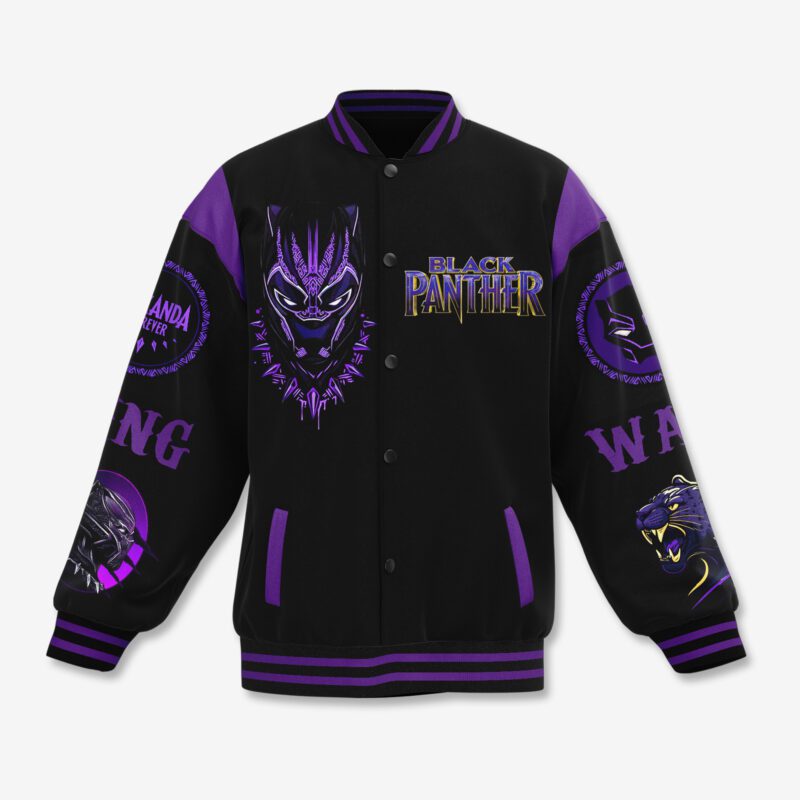Black Panther Baseball Jacket For Fan CFB2136 1