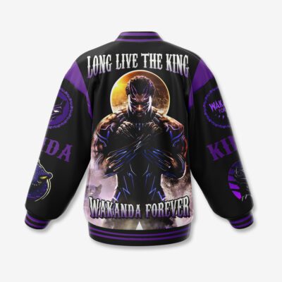 Black Panther Baseball Jacket For Fan CFB2136 2