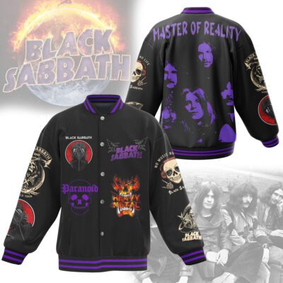 Black Sabbath Baseball Jacket For Fan CFB2138