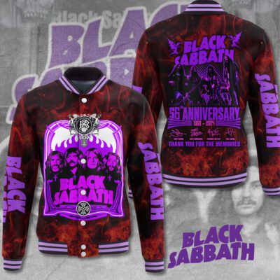 Black Sabbath Music Baseball Jacket For Fan CFB1363