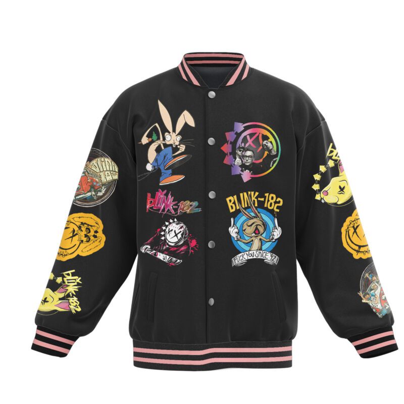 Blink 182 Baseball Jacket For Fan CFB2125 1