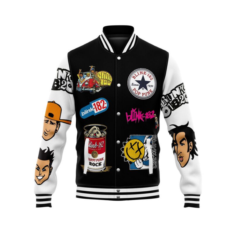 Blink 182 Baseball Jacket For Fan CFB2130 1