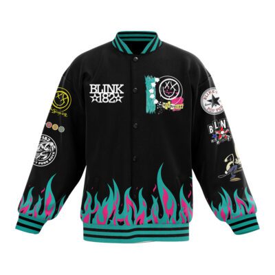 Blink 182 Baseball Jacket For Fan CFB2132 1